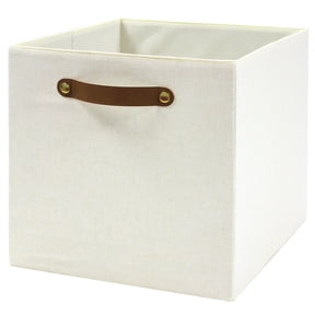 Better Homes & Gardens Collapsible Fabric Cube Storage Bin, Vanilla