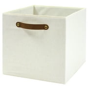 Better Homes & Gardens Collapsible Fabric Cube Storage Bin, Vanilla
