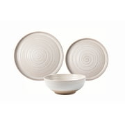 Better Homes & Gardens-Collins Cream Stoneware 12-Piece Dinnerware Set