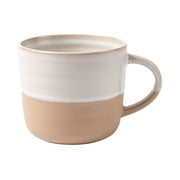 Better Homes & Gardens-Collins Cream Stoneware Round Mug, 15 oz