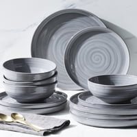 12-Piece Collins Stoneware Dinnerware Set only