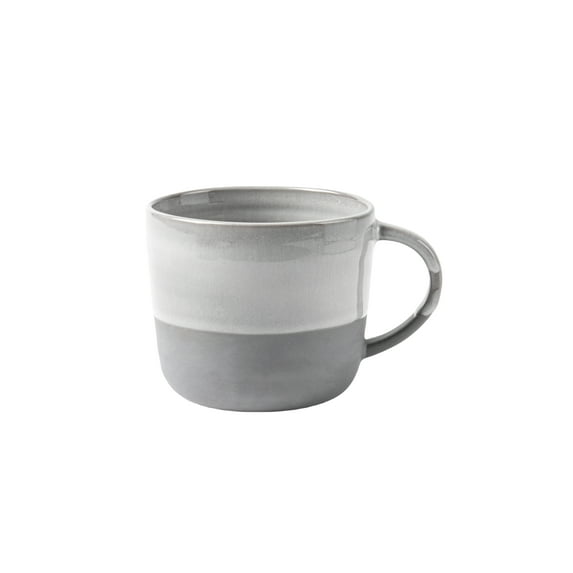 Better Homes & Gardens-Collins Grey Stoneware Round Mug, 15 oz