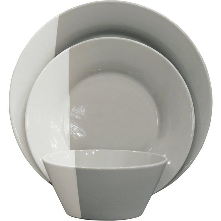 White and grey dishes shop