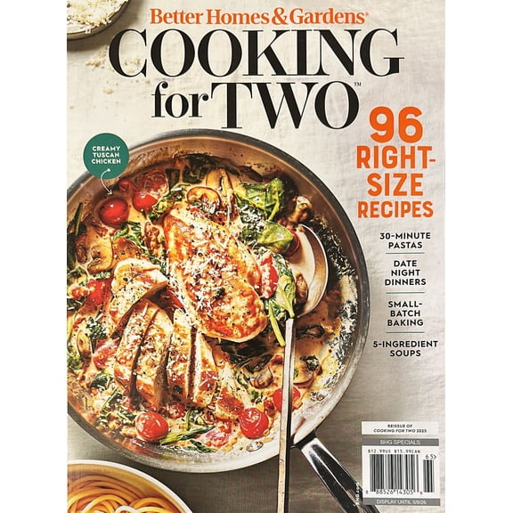Better Homes & Gardens, Cooking For Two Magazine Issue 65