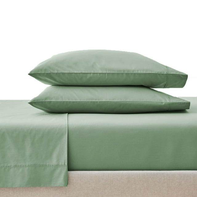 Better Homes & Gardens Cool & Crisp 3Piece Green River Cotton Percale