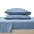 thumbnail image 1 of Better Homes & Gardens Cool & Crisp 4-Piece 300 Thread Count Blue Water Cotton Percale Sheet Set, King, 1 of 7