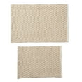 thumbnail interactive-video image 1 of Better Homes & Gardens Cotton Diamond Bath Rug Set, Beige, 2 Piece, 17" x 24" & 20" x 30", 1 of 8