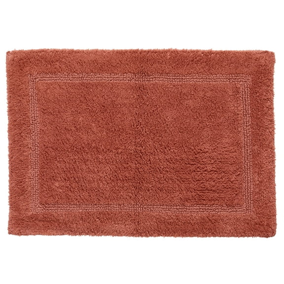 Better Homes & Gardens Cotton Reversible Bath Rug, Old Rose, 17" x 24"