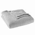thumbnail image 1 of Better Homes & Gardens Cozy Knit Blanket, Light Grey, Full/Queen, 1 of 4