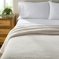 thumbnail image 1 of Better Homes & Gardens Cozy Knit Blanket, Off-White, King, 1 of 4