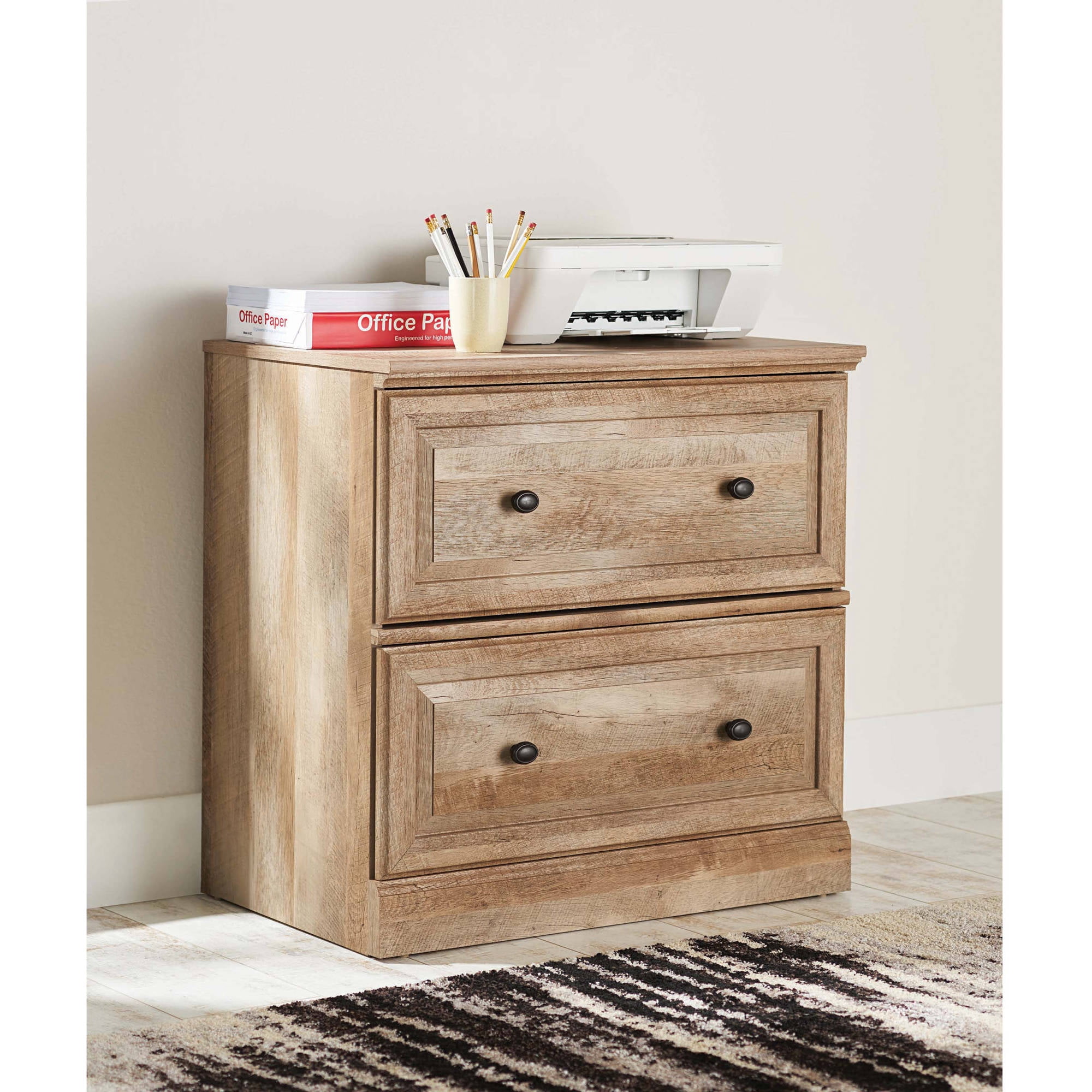 Better Homes Gardens Crossmill Lateral File Cabinet Weathered