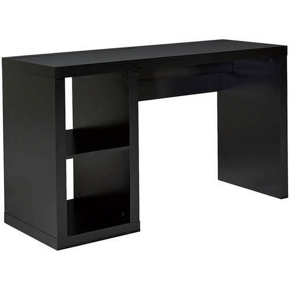 Better Homes & Gardens Cube Storage Office Desk, Black