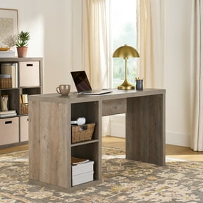 Better Homes & Gardens Cube Storage Desk, Rustic Gray