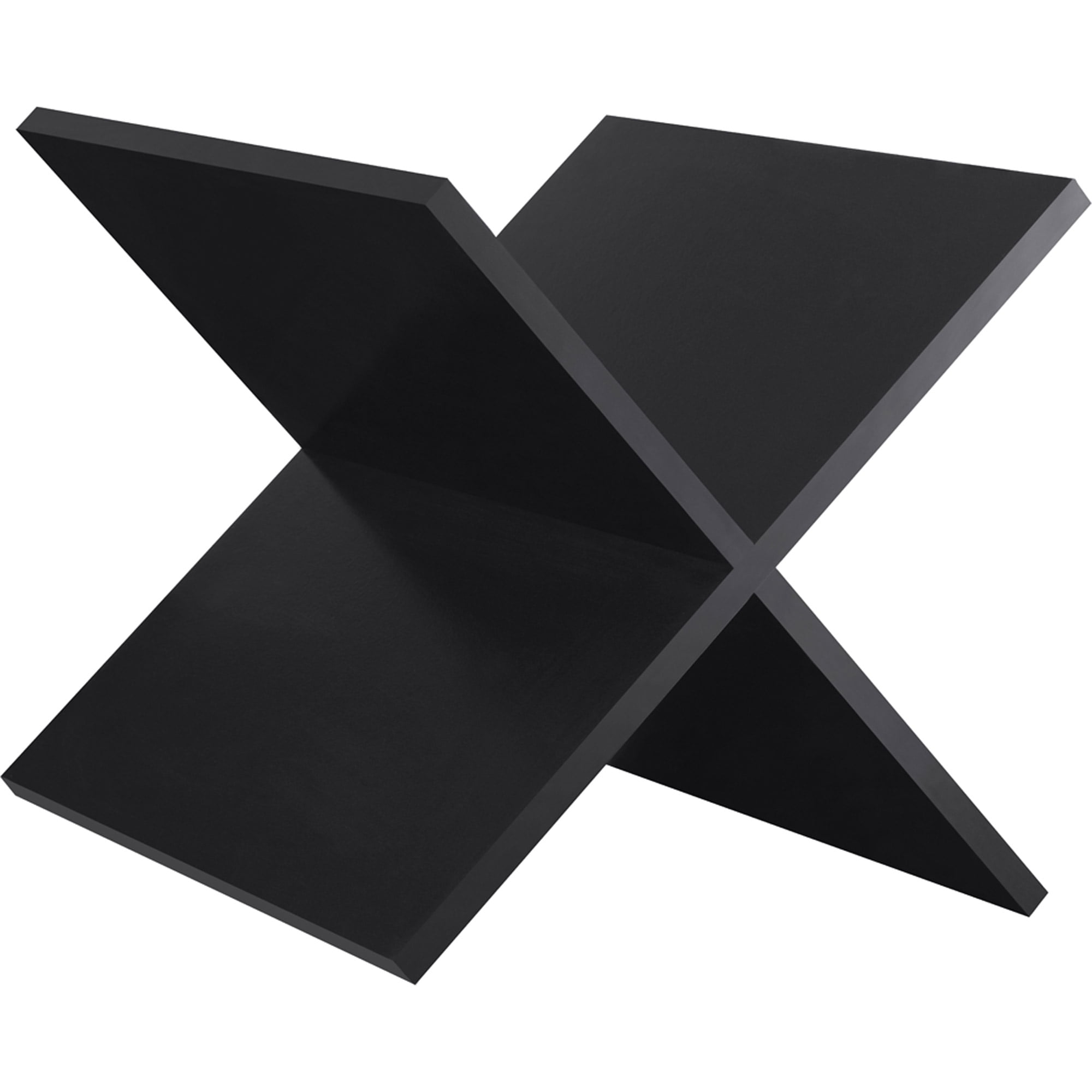 Better Homes & Gardens Cube Storage Shelf X, Solid Black