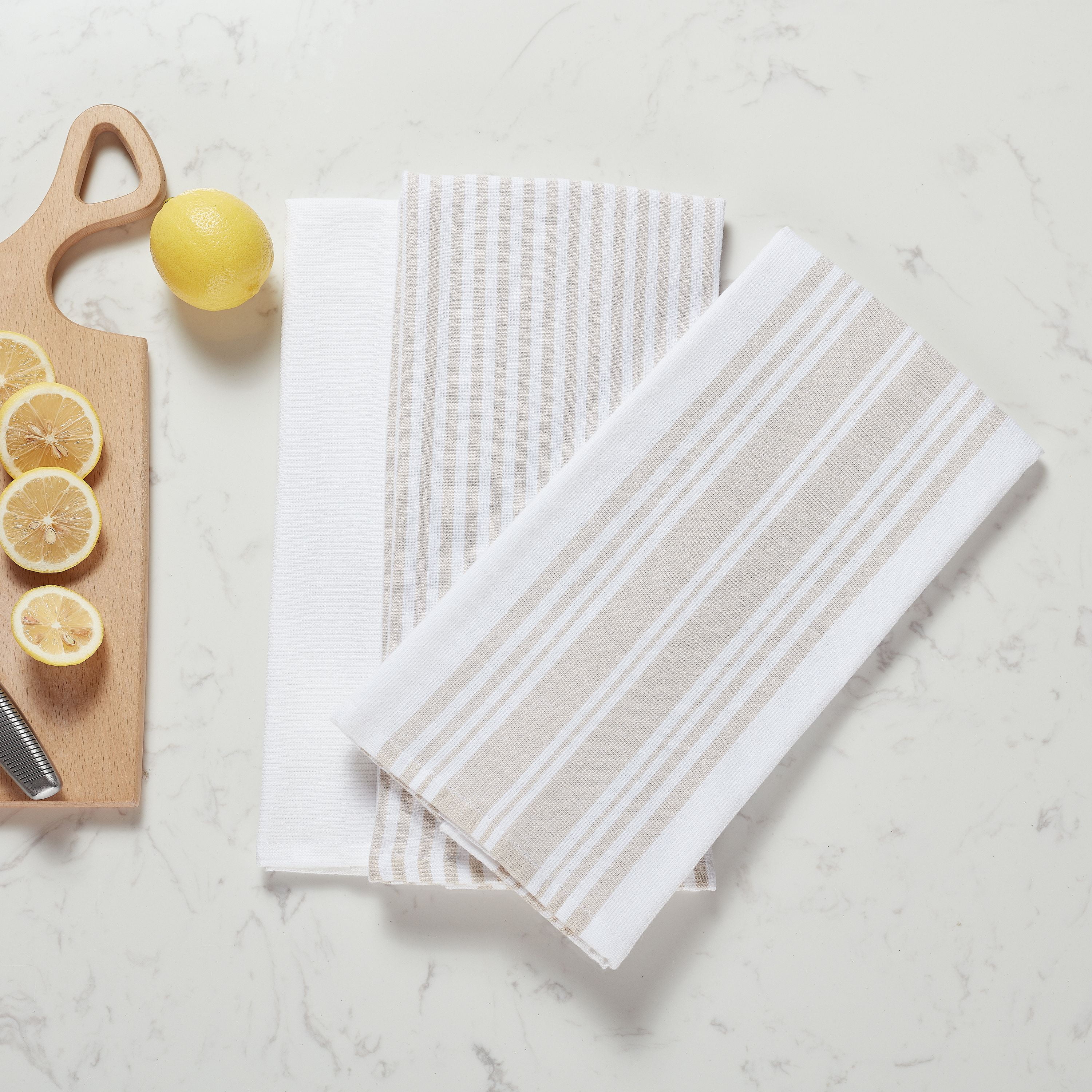 Urban Villa Kitchen Towels, Premium Quality,Solid Satin Weave 100