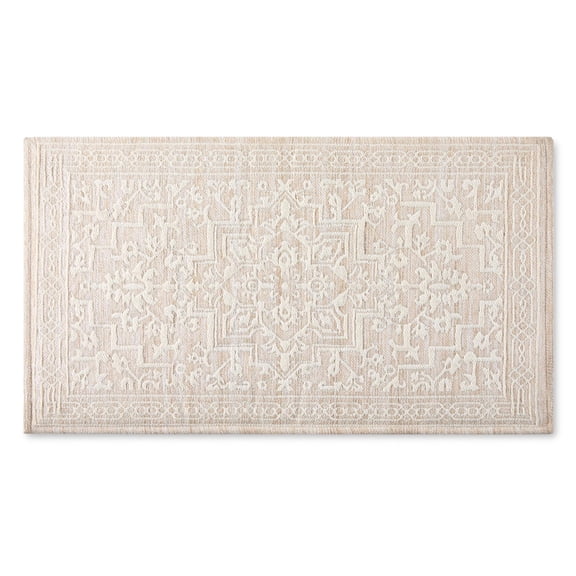 Better Homes & Gardens Darby Persian Chenille Kitchen Comfort Mat, Tan, 20 in x 34 in