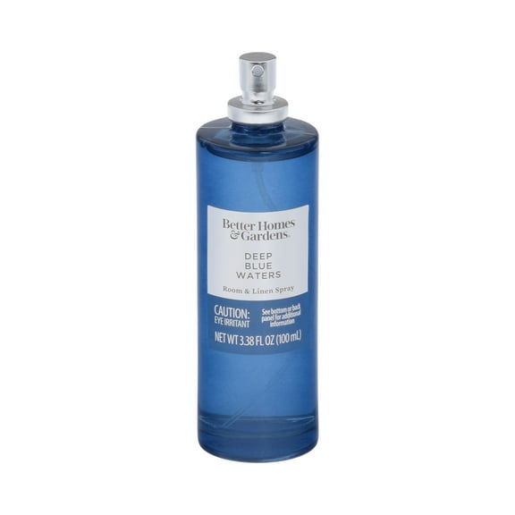 Better Homes and Gardens Deep Blue Waters Scented Room and Linen Spray 3.38 Fl Oz (100mL).