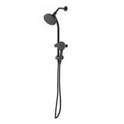 Better Homes & Gardens Deluxe Shower Combo with Magnetic Slide Bar Kit in Matte Black