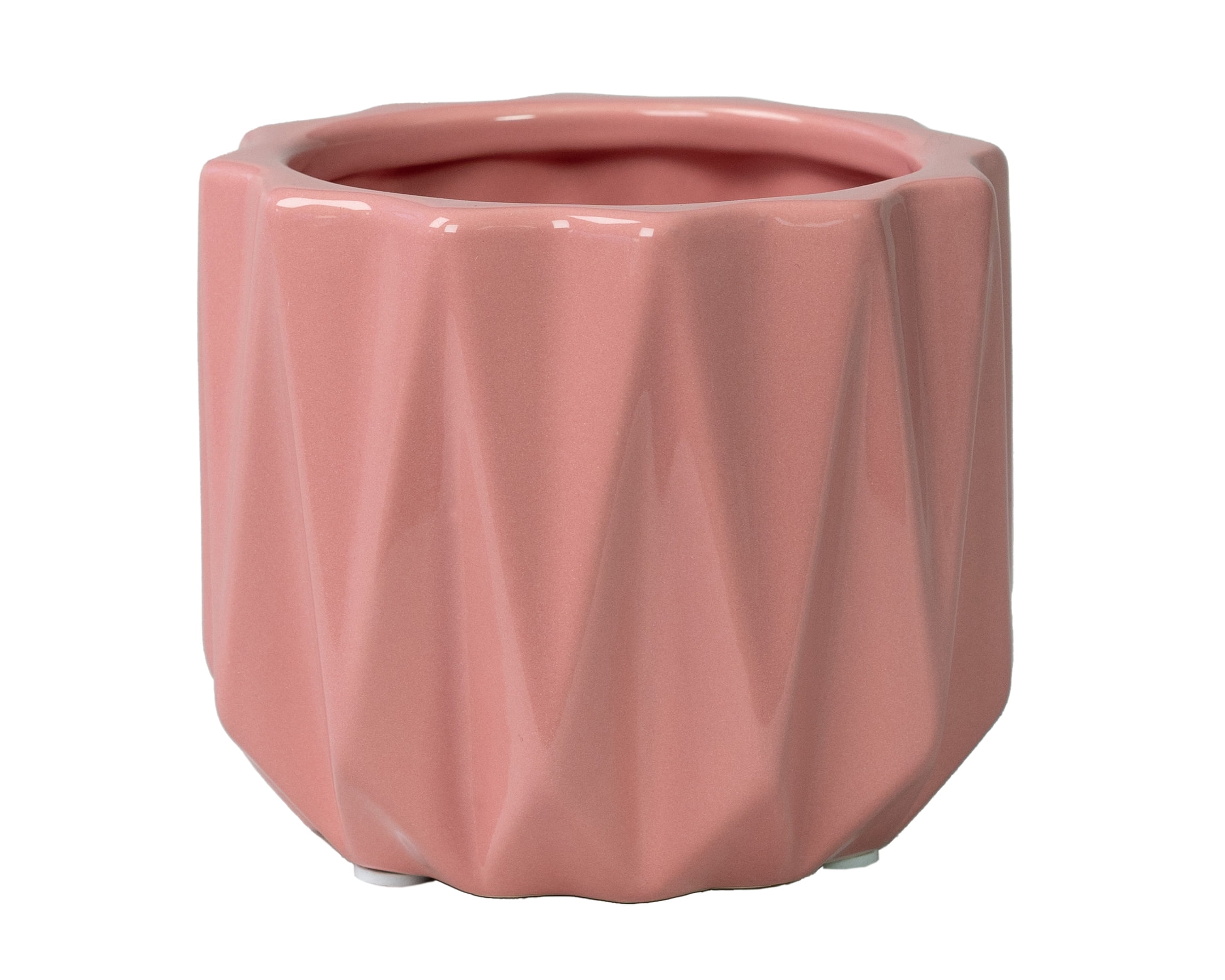 Better Homes Gardens Devi 5 D X 4 25 H Round Ceramic Planter Pink better-homes-gardens-devi-5-d-x-4-25-h-round-ceramic-planter-pink