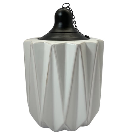 Better Homes & Gardens Devi White Outdoor Tabletop Tiki Torch
