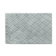 Better Homes & Gardens Diamond Faux Fur Room Rug, Gray, 30"x46"