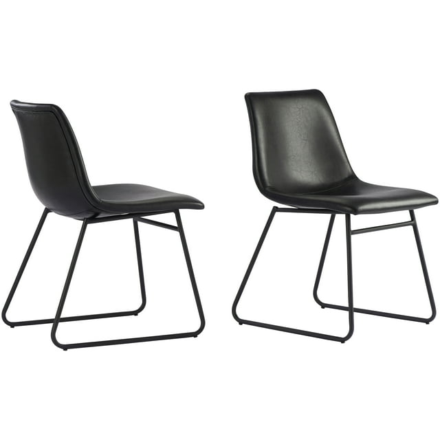 Better Homes & Gardens Dickson Dining Chairs, Set of 2, Black