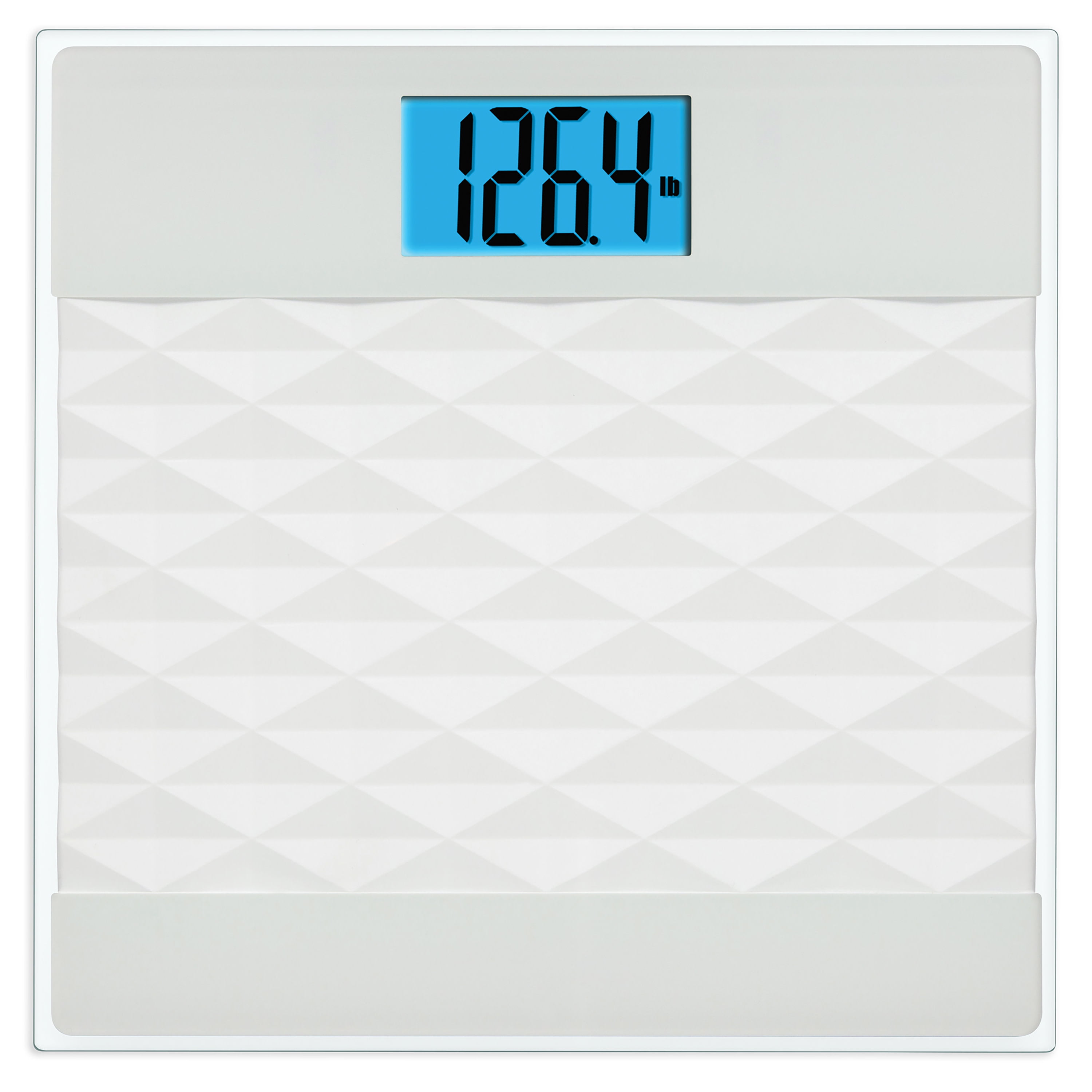 Greater Goods Digital Weight Bathroom Scale, Shine-Through Display,  Accurate Glass Scale, Non-Slip & Scratch Resistant, Body Weight (White)  Basic - White