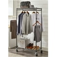 thumbnail image 1 of Better Homes & Gardens Double Hanging Garment Clothes Rack, Gunmetal Finish, Gray, 1 of 8