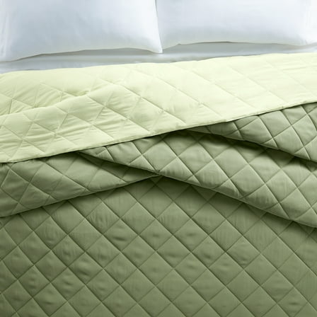 Better Homes & Gardens Down Alternative Comforter, Full/Queen - Green, Reversible
