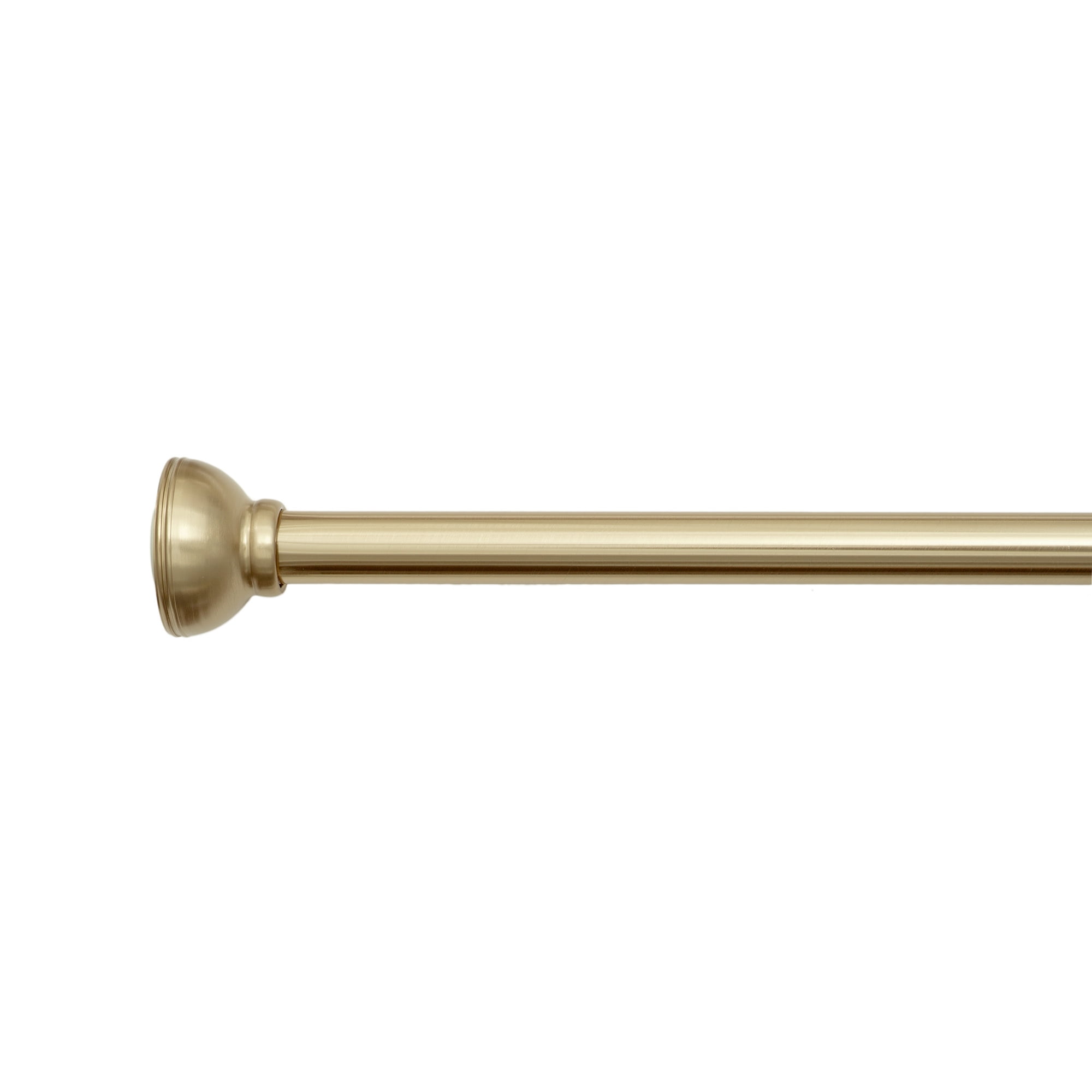 Better Homes & Gardens Easy-Hang Adjustable 72" Antique Brass Shower Tension Rod, 1 Each