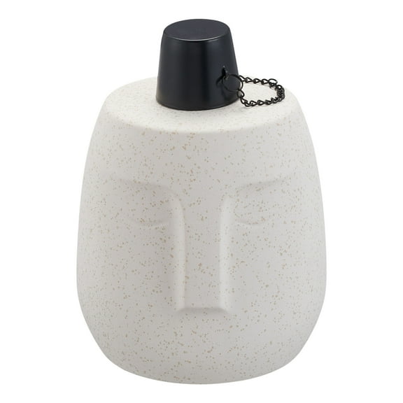 Better Homes & Gardens Ecru Face Tabletop Torch, White