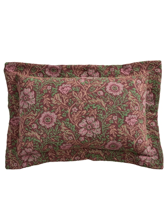 Better Homes & Gardens Edith Vine Decorative Lumbar Jacquard Pillow, 14 in x 22 in