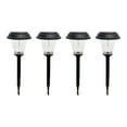 thumbnail image 1 of Better Homes & Gardens Elijah Solar Powered Black Landscape Filament LED Pathway Light, 20 Lumens, 4 pack, 1 of 8