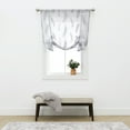 thumbnail image 1 of Better Homes & Gardens Embroidered Botanical Balloon Shade Single Curtain, 1-Piece, Soft Silver, 42" W x 63" L, 1 of 7