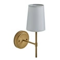 thumbnail image 1 of Better Homes & Gardens Energy Efficient LED Burnished Brass Indoor Wall Sconce, 1 of 9