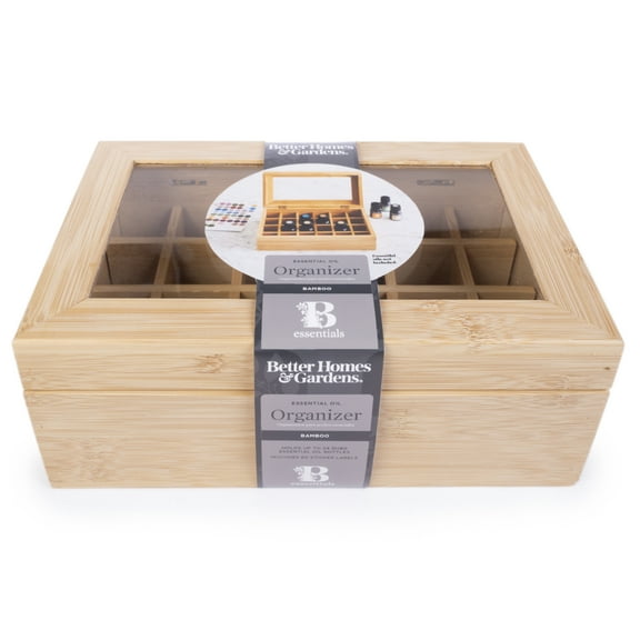 Better Homes & Gardens Essential Oil Bamboo Organizer