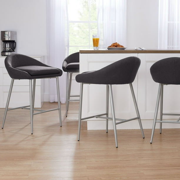 Better Homes & Gardens Eve Counter Stool, Set of 4, Multiple Colors