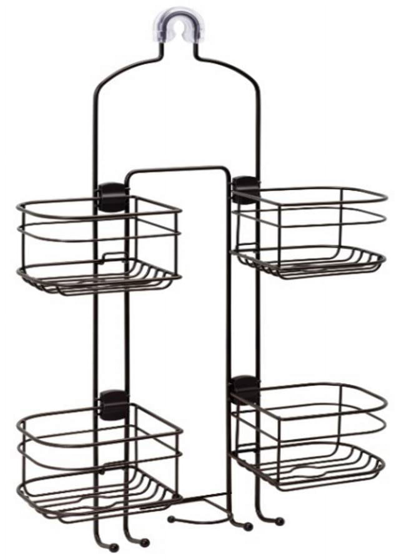 Better Homes & Gardens Expandable Hose Shower Caddy, OilRubbed Bronze