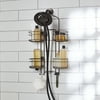 Better Homes & Gardens Expandable over-the-Shower Caddy, Steel, 4 Shelves