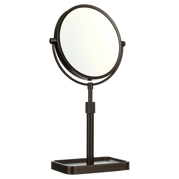 Better Homes & Gardens Extendable Two-Sided Free Standing Vanity Mirror, Bronze Finish