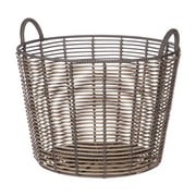 Better Homes & Gardens Extra Large Round Poly Rattan Storage Basket with Handles