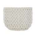 thumbnail interactive-video image 1 of Better Homes & Gardens Extra Large White Woven Rope Decorative Storage Basket, 19 in x 15 in, 1 of 8