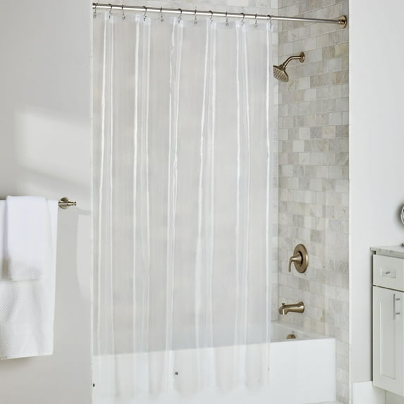 Better Homes & Gardens Extra Long Heavyweight PEVA Shower Liner, 70" W x 78" H, Clear