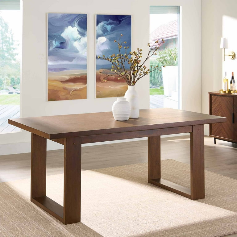 Better Homes & Gardens Ezra 72inch Rectangular Wood Dining Table
