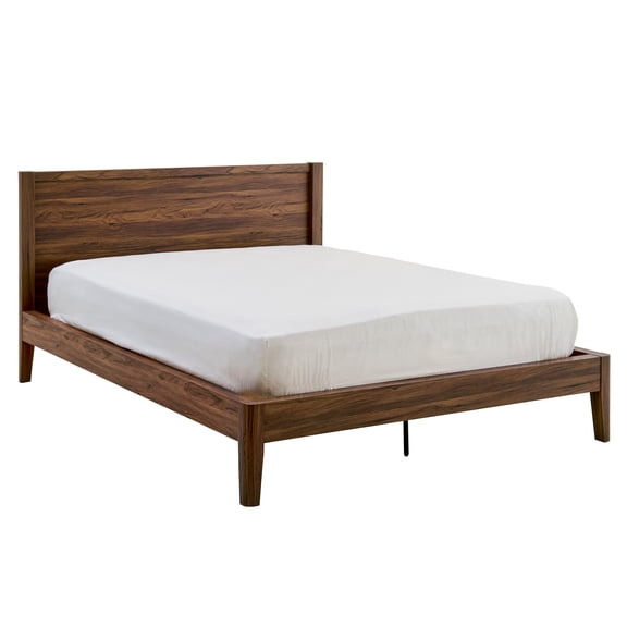 Better Homes & Gardens Ezra King Bed, Walnut Finish