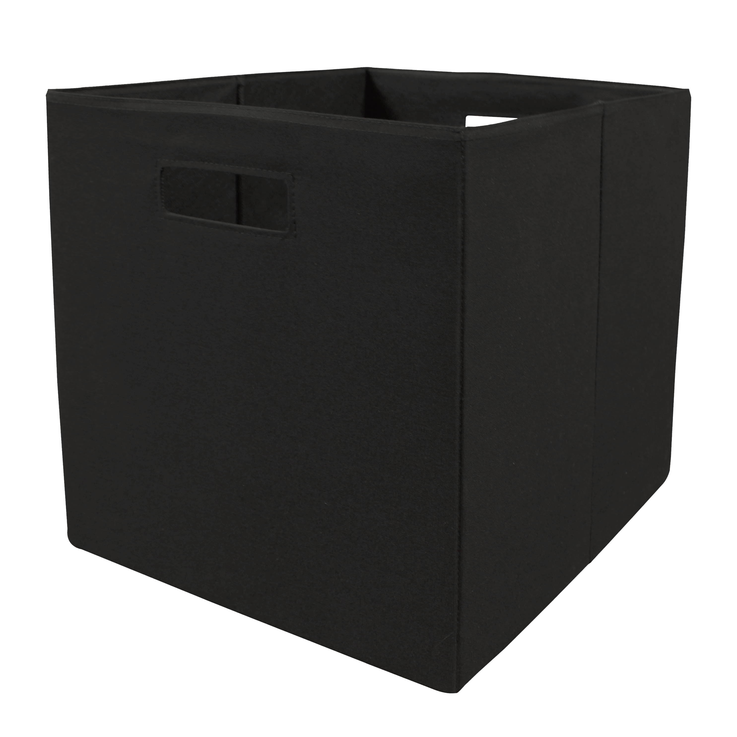 Better Homes & Gardens Fabric Black Storage Bin