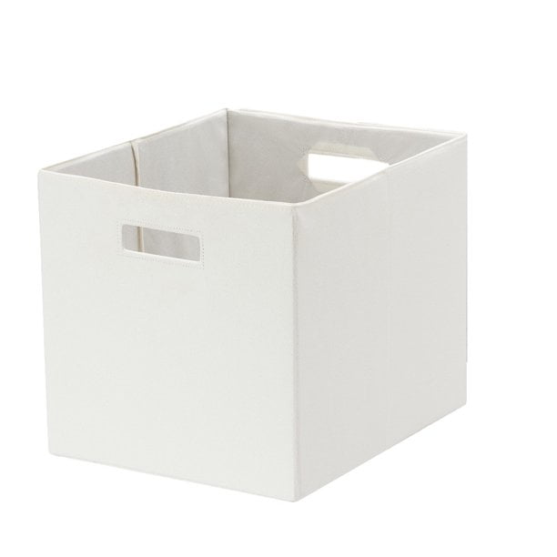 Better Homes & Gardens Fabric Cube Storage Bin (12.75" x 12.75") Vanilla Dream 1 Piece for