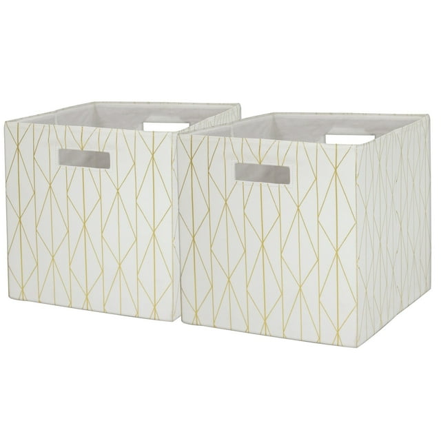 Better Homes & Gardens Fabric Cube Storage Bins (12.75" x 12.75"), 2