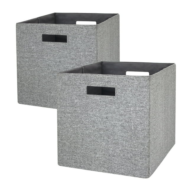 Better Homes & Gardens Fabric Cube Storage Bins (12.75" x 12.75"), 2