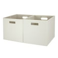 Better Homes & Gardens Fabric Cube Storage Bins (12.75" x 12.75"), 2